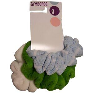 Gymboree Dandelion Wishes set of 3 Ponytail Hair Scrunchies Ponytail Holder NEW